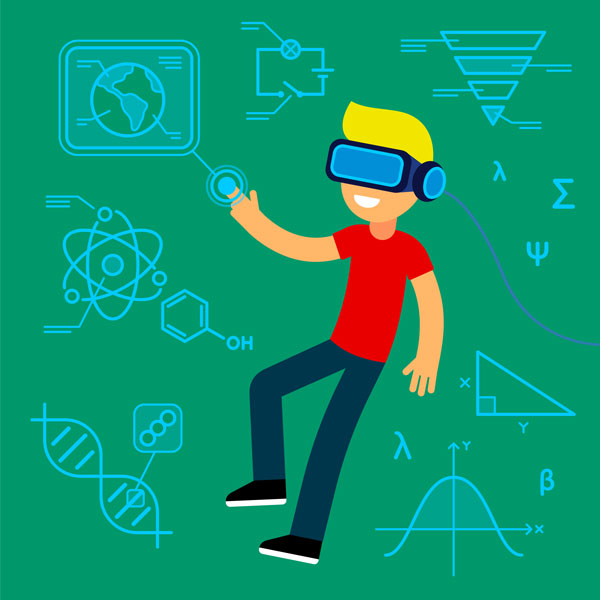 Realidad virtual epidérmica para la educación