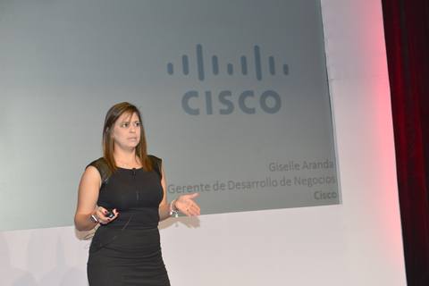 Giselle Aranda en el escenario