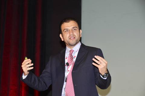 Sergio Rodríguez Morgado en el escenario