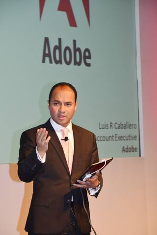 Luis Caballero Galindo en el escenario